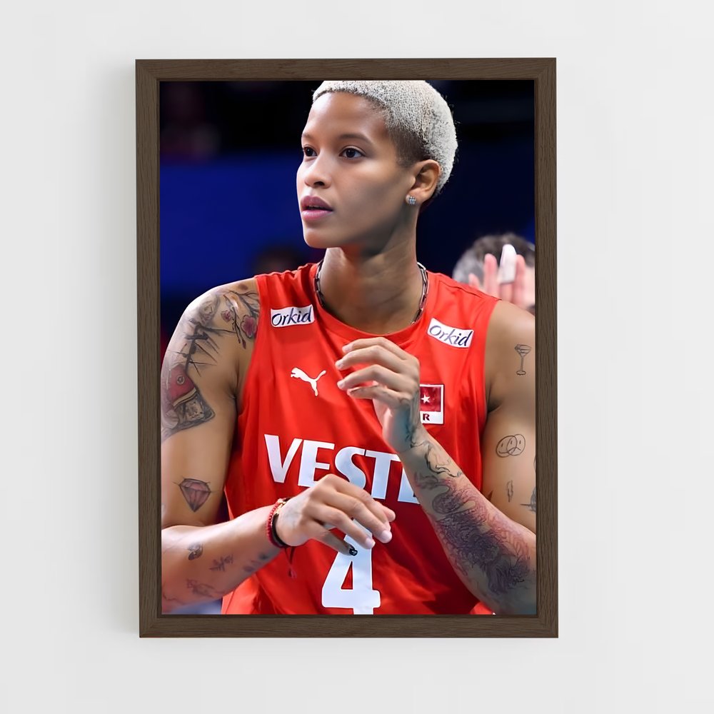 Poster Dunk de Tatouage – affiche Volleyball (vue 5)